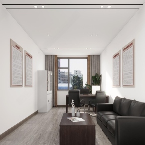 现代办公室3D模型下载